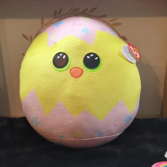 TY NWT Chick Squishy Beanies - Picture 1 of 6